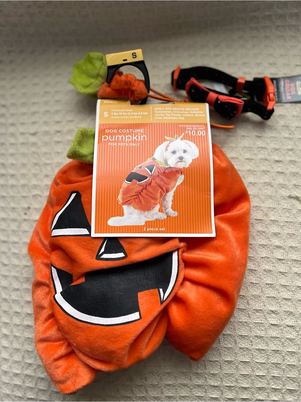 Pumpkin Dog Costume Orange - Brand: